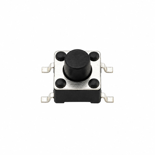 TS6675TP 4 pin SPST Round Button Tactile Switch 6.0x6.0x6.0mm 12V 50mA