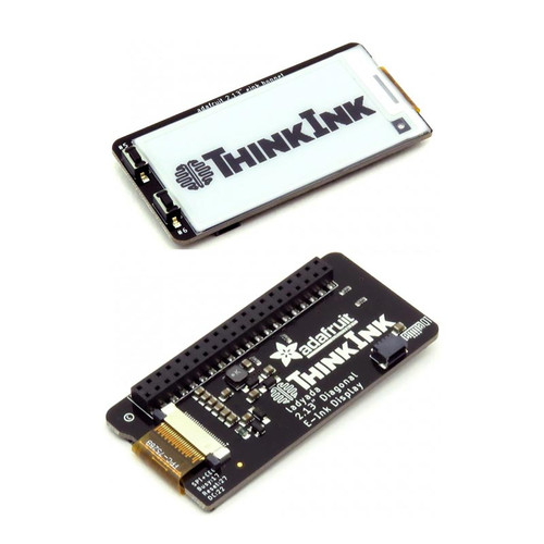 4687 - Adafruit 2.13" Monochrome E-Ink Bonnet for Raspberry Pi - THINK INK