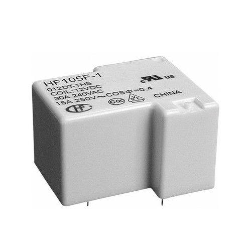 12VDC 1A Miniature High Power Relay - HF105F-1/012D-1HST(136)