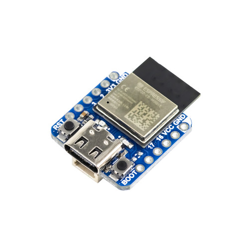 7Semi ESP32-C6 Mini WiFi Development Board - compact board with Qwiic connector and USB-C port.