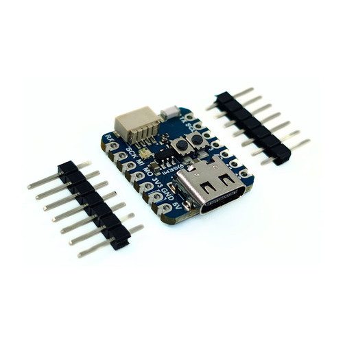 7Semi ESP32-S3 Dev Board – compact board featuring an ESP32-S3 chip, USB-C, Qwiic connector.