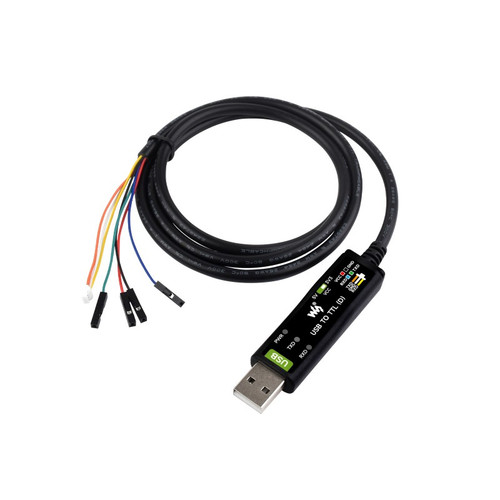 Industrial USB to TTL serial cable with FT232RNL chip for reliable debugging.