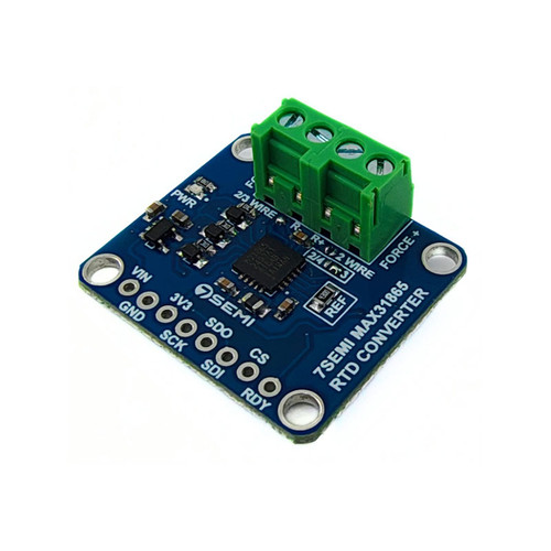 A close-up of the 7Semi PT100 RTD 3-Wire Temperature Sensor Amplifier Breakout Board.