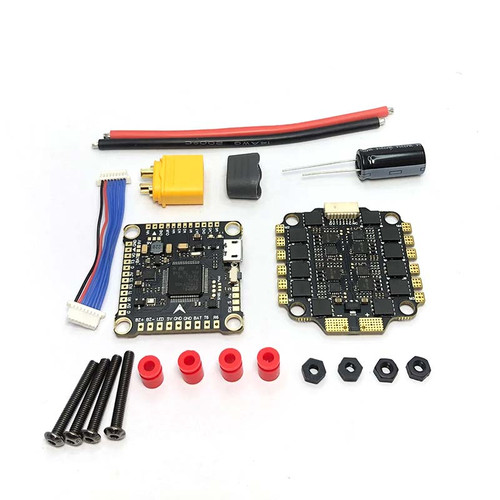 Readytosky F4 V3S Plus Flight Controller and 60A 4-in-1 Brushless ESC for RC FPV Drones with advanced flight control features and seamless installation.