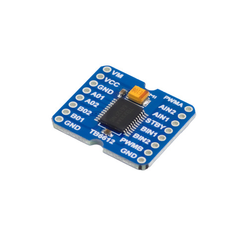 7Semi TB6612FNG Motor Driver Breakout board for controlling up to two DC motors with 1.2A constant current, 3.2A peak, PWM speed control, and robust protection features.