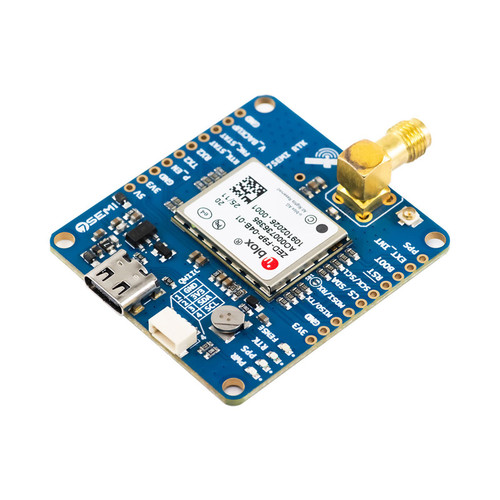 7Semi ZED-F9P Dual-band GNSS RTK SMA Modem with centimeter-level accuracy, multi-band GNSS support, and advanced RTK features for precise
