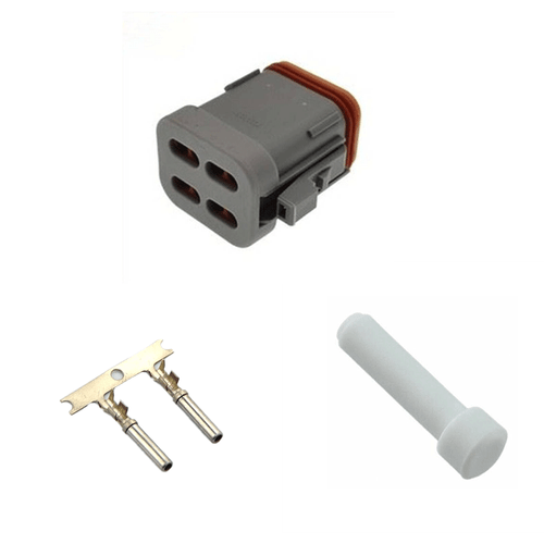 DT06-08SA-E003 and DT04-08PA-E003 8 Pin Waterproof Automotive DT Connectors