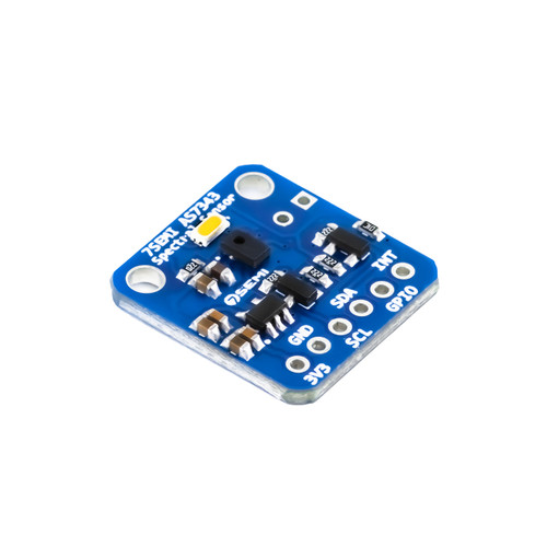 7Semi AS7343 14-Channel Spectral Sensor Breakout with I²C interface for spectral analysis and calibration