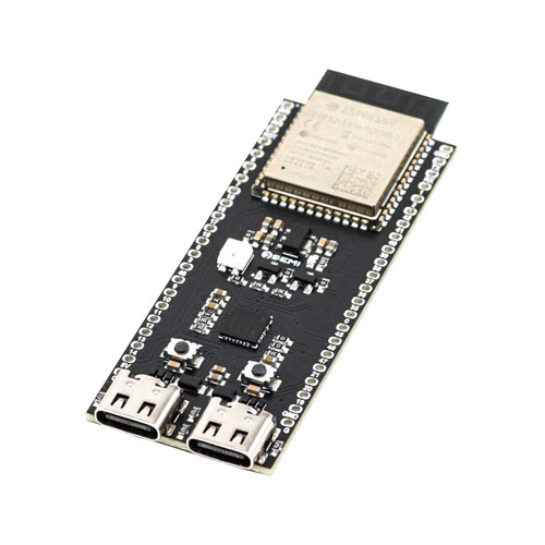 7Semi ESP32-S3-Dev-BoardC-1-N4 development board with Wi-Fi, Bluetooth 5, dual USB-C, RGB LED, and ESP32-S3-WROOM-1 module