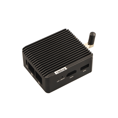 AE031-A1O3 Radxa Metal Case 7264 – Compact All-Metal Case with Cooling Fins for Cubie A5E