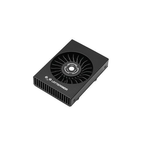 Aluminum Active Cooler for LattePanda Mu Compute Module with double ball bearing fan and aluminum alloy housing