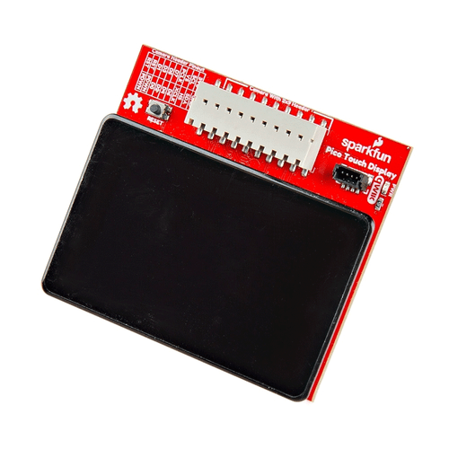SparkFun Red Vision Touch Display for Pico with 2.0" 320×240px capacitive LCD, Qwiic connector, µSD slot, and XRP/Pico headers SparkFun Red Vision Touch Display for Pico with 2.0" 320×240px capacitive LCD, Qwiic connector, µSD slot, and XRP/Pico headers