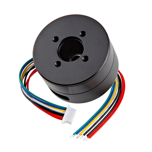 12V Gimbal Servo Motor with 14-bit encoder, RS485/CAN communication, compact 40×24mm size, 467 RPM nominal speed, 1412 RPM max