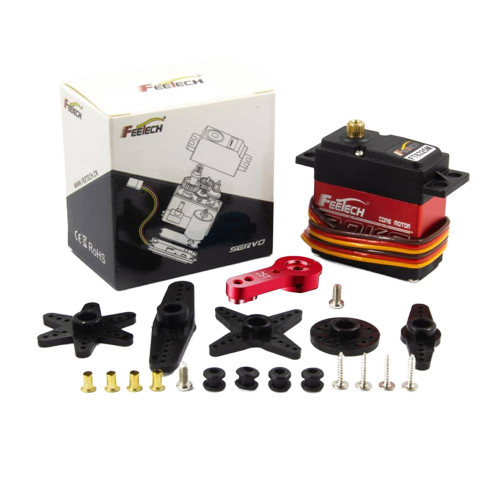 FT6325M high torque 360 degree digital servo motor with magnetic encoder and steel gears