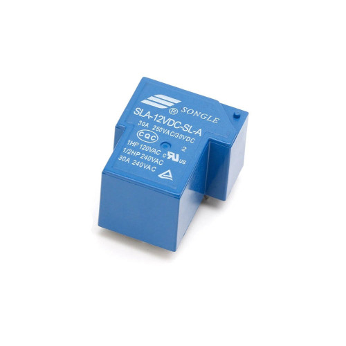 SLA 12V 30A SPST high power relay through hole 27.6x32mm PCB mount heavy duty relay component