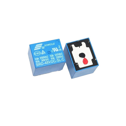 SRD 48V 15A SPDT high power relay through hole 19.2x15.6mm PCB mount industrial relay for high voltage switching applications