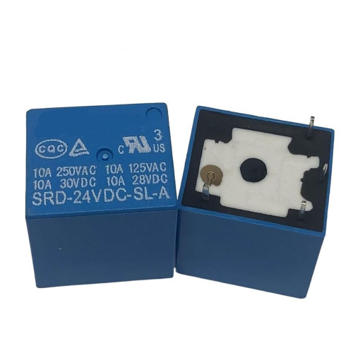 SRD 24V 15A SPST high power relay through hole 19.2x15.6mm PCB mount relay for industrial control and switching applications