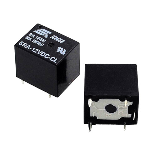 SRA 12V 10A SPDT high power relay through hole 12.4x16mm compact PCB mount relay for switching and control applications