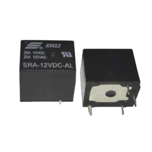 SRA 12V 10A SPST high power relay through hole 12.4x16mm compact PCB mount relay for switching and control applications