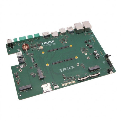 CM3I IO board for Radxa CM3I with multiple interfaces including HDMI Ethernet SATA and M2 connectors