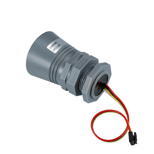 DYP Sensor A07 IP67 waterproof ultrasonic precision rangefinder with 25 cm to 800 cm range for sewer-level monitoring and narrow-angle distance measurement