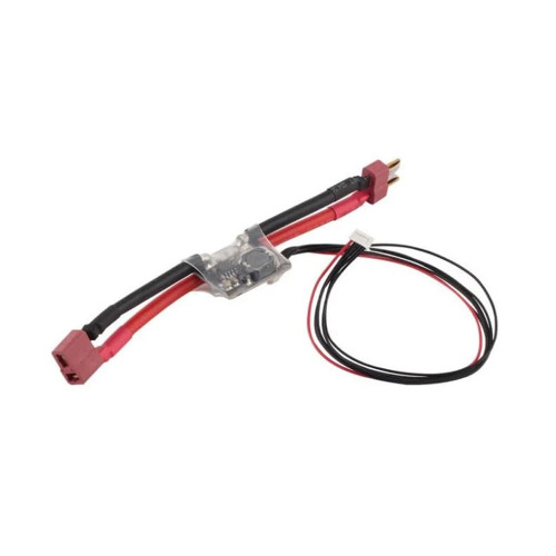 APM Pixhawk power module with T-plug Deans or XT60 connector, 90A current sensing, 5.3V switching BEC output, and 6-position DF13 cable for APM 2.5, APM 2.6, APM 2.8, and Pixhawk flight controller power and battery telemetry in RC drone and multirotor builds