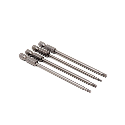 4-piece metal hexagonal wrench set with 1.5mm to 3mm sizes for RC and electronics maintenance