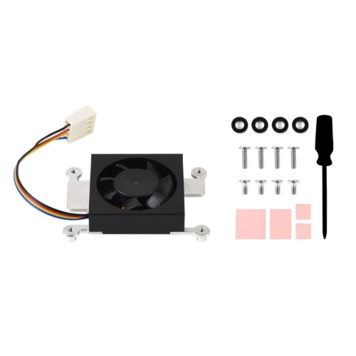 3007 low-noise cooling fan for Raspberry Pi Compute Module 4 with 5 V and 12 V power support