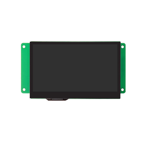 5.0-inch 1920x1080 Full-HD IPS-TFT HMI display with capacitive touch, 32 MB flash, conformal coating, buzzer, and RTC