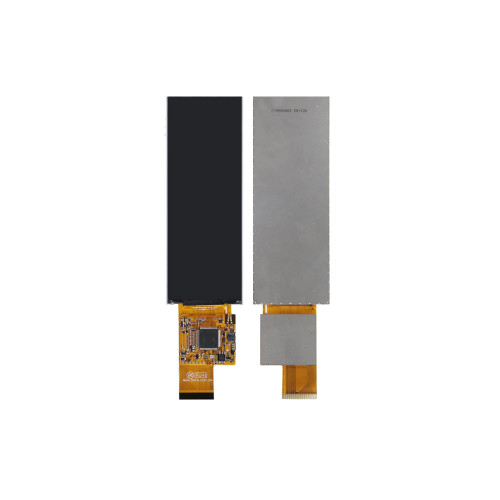6.5-inch 452x1280 portrait IPS-TFT HMI display with in-cell capacitive touch, T5L2 ASIC, 16 MB flash, COF structure, and 50-pin interface