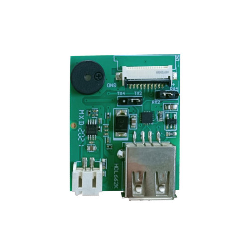 HDL662K USB debug adapter board for 10-pin F-series COF HMI screens with UART1 and optional UART2 communication