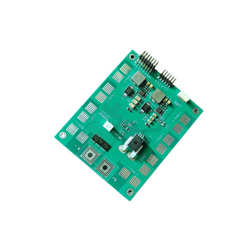 400A drone power distribution board with 8 x 60 A ESC outputs, Hall-effect current sensor, MOSFET soft switching, 5 V and 12 V BEC outputs