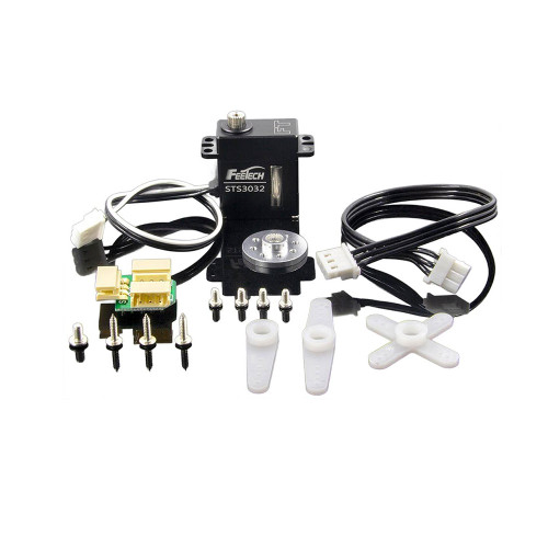 ST-3032-C001 6V 4.5 kg.cm single-axis TTL serial-bus servo with metal gears, aluminium case, coreless motor, and 12-bit magnetic encoder
