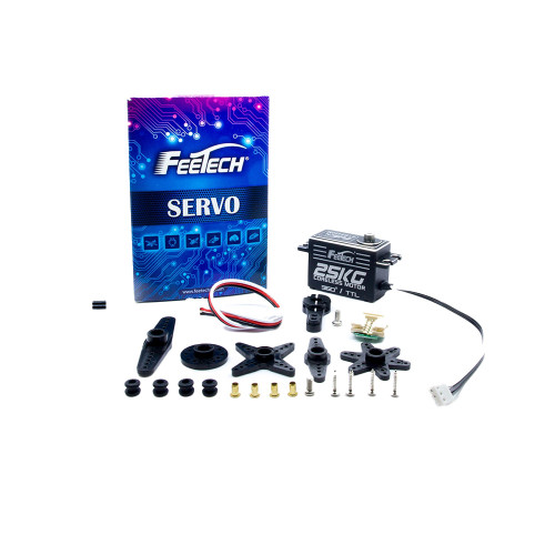 ST-5420-C001 7.4V 25 kg.cm single-shaft TTL smart servo with aluminium case, steel gears, coreless motor, and 12-bit magnetic encoder