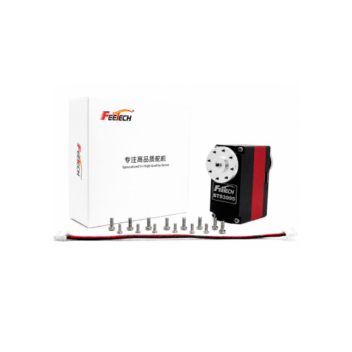 ST-3095-C001 7.4V 95 kg.cm dual-shaft TTL serial-bus smart servo with aluminium case, steel gears, core motor, and 12-bit magnetic encoder