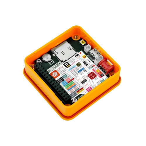 M5Stack K034 Tough ESP32 industrial IoT development board with 2.0-inch capacitive touchscreen and RS485 interface