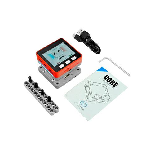 M5Stack K007-V27 FIRE v2.7 ESP32 IoT development kit with IPS display, MPU6886 IMU, RGB LEDs, and M5GO base