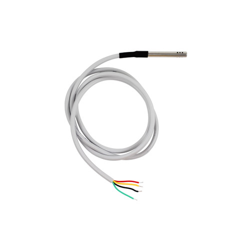 7Semi BME690 metal environmental sensor probe with 1 m cable for VOC, temperature, humidity, pressure, and I2C monitoring