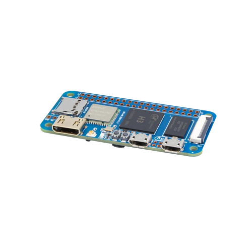 Banana Pi BPI-M2 Zero ultra-compact SBC with Allwinner H3 quad-core Cortex-A7, 512 MB DDR3, onboard Wi-Fi, Bluetooth, Mini HDMI and 40-pin GPIO