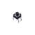 TS4543CJ 4 Pin SPST Round Button Straight Tactile Switch, 4.5x4.5x4.3mm with black actuator