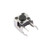 TS665ZJ 2 pin SPST Round Button Lying Tactile Switch with Black Actuator 6.2x6.2x4.3mm 12V 50mA