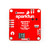 SparkFun MOSFET Power Switch and Buck Regulator (Low-Side) - a rectangular circuit board with a barrel jack, LEDs, and various connectors.