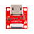 SparkFun HSTX to DVI Breakout board with 22-pin flex cable connector and HDMI connector for DVI output