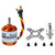 D2836 750KV high-torque brushless motor for fixed-wing aircraft and quadcopters