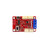 FE-URT-1 RS485 servo bus programmer and USB to TTL serial signal converter for Feetech SMS and SCS series servos, showing Mini USB connector, 5264-4AW RS485 and 5264-3AW TTL servo ports, 2.54mm UART header, and D1 D2 D3 status LEDs with 5V and 3.3V signal level switching