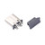 USB Type-C 14-position female receptacle through-hole connector for PCB mounting