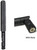 2.4G 5dBi WiFi flat rubber duck antenna with SMA male movable connector 160mm