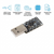 7Semi CP2105 USB A to Dual UART converter breakout board with dual serial interface support Type A connector and compact 44 x 16 x 5.3 mm form factor