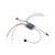 Two-way bidirectional brushed dual-channel ESC in 20Ax2, 30Ax2, and 40Ax2 variants for 2-6S LiPo with 5V 3A BEC, high-current independent motor speed controller for RC tank and speed-differential boat, showing PCB and motor leads