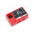 FMS Reflex V3 gyro stabiliser flight controller for RC fixed-wing planes, showing compact PCB with Bluetooth connectivity and servo connectors for 3-mode stabilised, optimised, and manual RC aircraft flight assistance